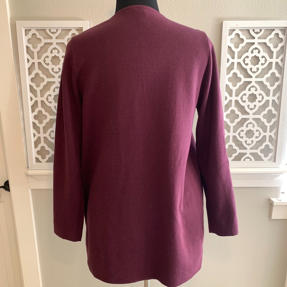 Burgundy Cardigan - Picture 2 of 3
